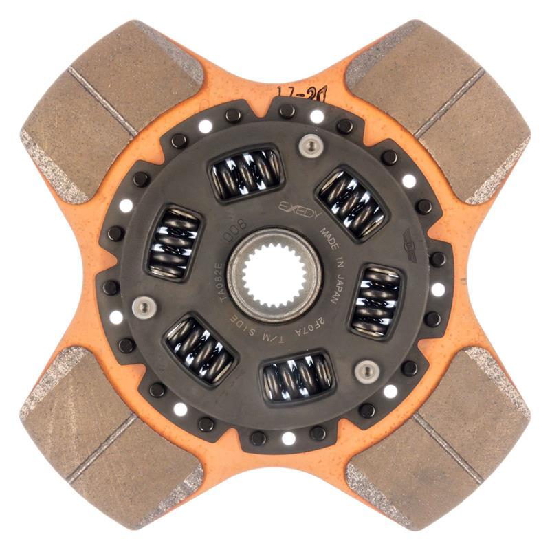 Exedy Stage 2 Cerametallic 4 Puck Disc Fits 15951HDP4 for 2004-2011 Subaru WRX/STI - view 2
