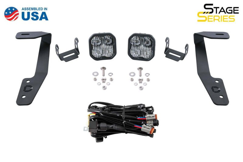 Diode Dynamics Crosstrek Stage Series 2in LED Ditch Light Kit Sport - White Combo - view 9