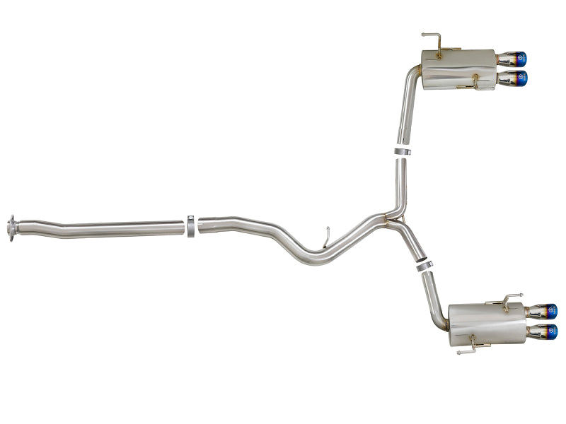 aFe Takeda 3in 304 SS Cat-Back Exhaust System for 15-18 Subaru WRX/STI - view 5