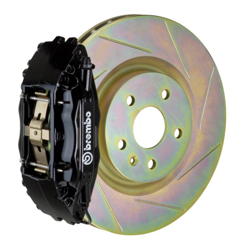 Brembo Front GT BBK 4 Piston Cast 326 x30 1pc Rotor Slotted Type1-Black for 02-07 Subaru WRX/Impreza