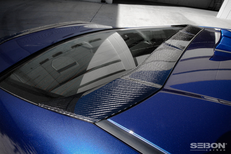 Seibon Scion FRS Carbon Fiber Rear Fin Spoiler - view 5