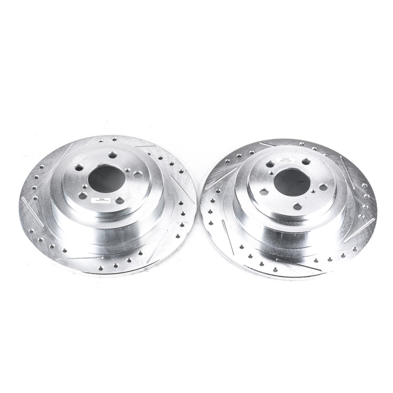 PowerStop Power Stop Baja Rear Evolution Drilled Slotted Rotors - Pair - view 2