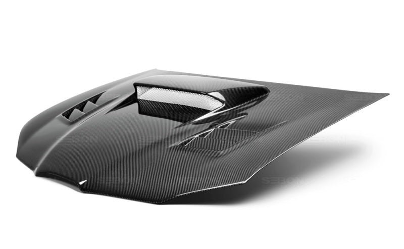 Seibon CWII Carbon Fiber Hood for 06-07 Subaru WRX/STI - view 3