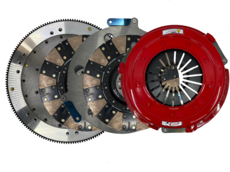 McLeod Racing McLeod Street Twin Alum Ford -Up 260 To 351 Eng Facing 1-1 8X26 157 Inc 28oz 50oz CW - view 3