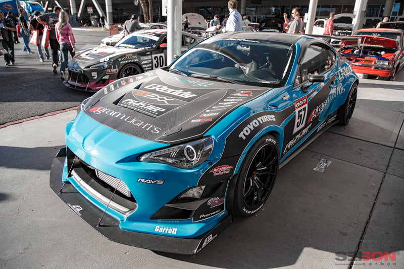 Seibon BRZ FRS DV Carbon Fiber Hood - view 4