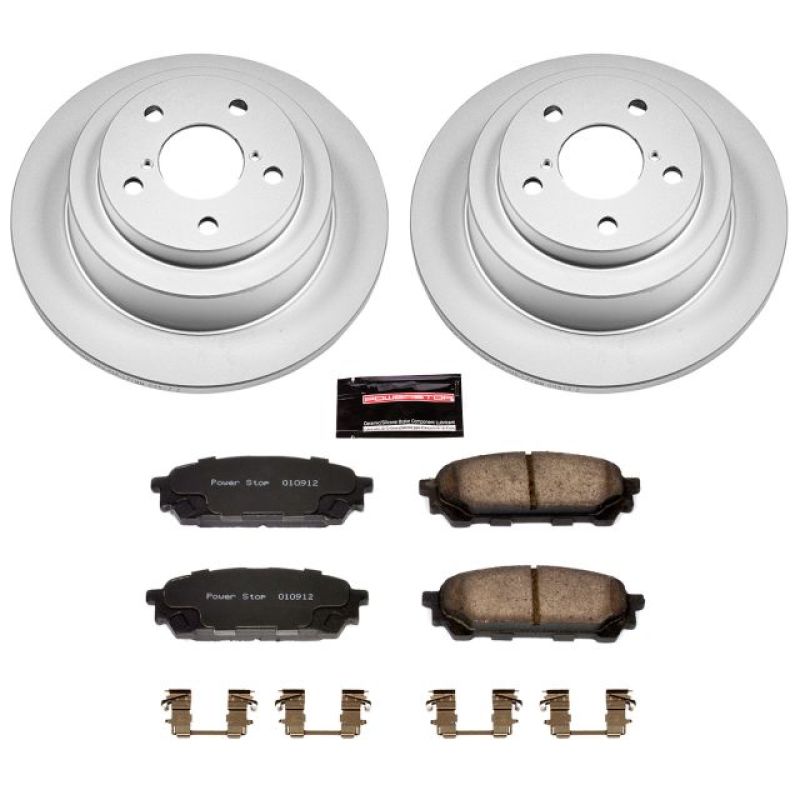 PowerStop Power Stop Saab 9-2X Rear Z17 Evolution Geomet Coated Brake Kit