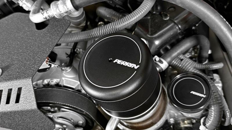 Perrin Performance PERRIN BRZ FR-S 86 GR86 Oil Filter Cover - Black for 15-26 Subaru WRX - view 5