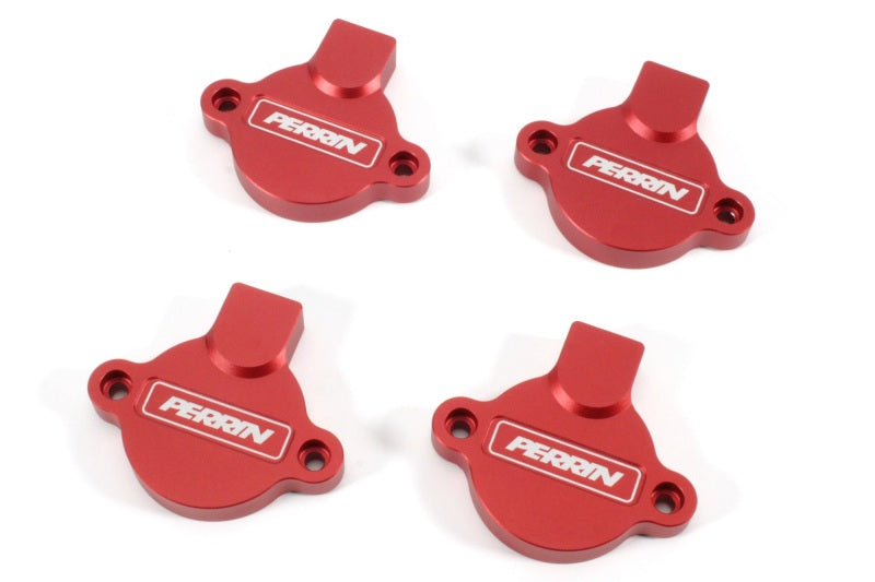Perrin Performance PERRIN OBXT LGXT Cam Solenoid Cover - Red for 15-26 Subaru WRX