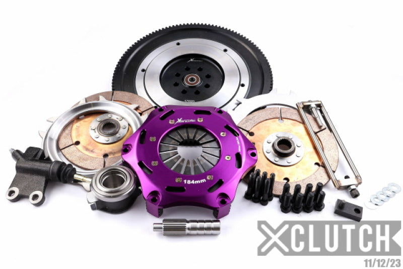 XCLUTCH Base 7.25in Twin Solid Ceramic Clutch Kit for 15-21 Subaru WRX/STI