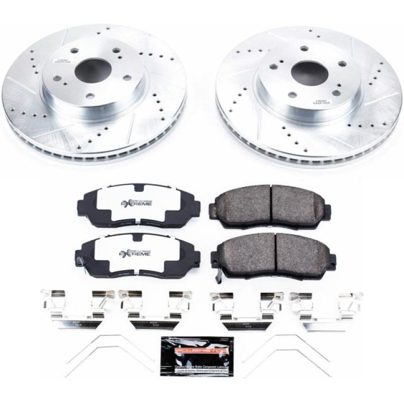PowerStop Power Stop Front Z26 Street Warrior Brake Kit