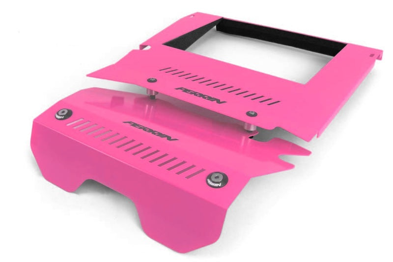 Perrin Performance PERRIN Engine Cover Kit - Hyper Pink for 15-21 Subaru WRX - view 2
