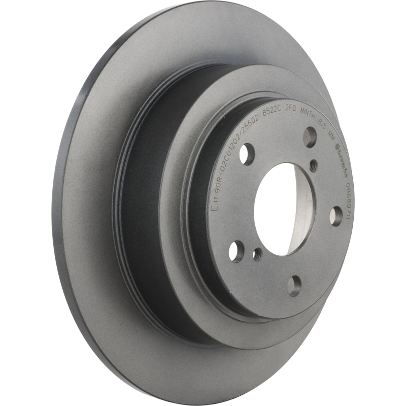 Brembo OE Brembo Saab 9-2X Rear Premium UV Coated OE Equivalent Rotor for 05-06 Subaru Impreza - view 3