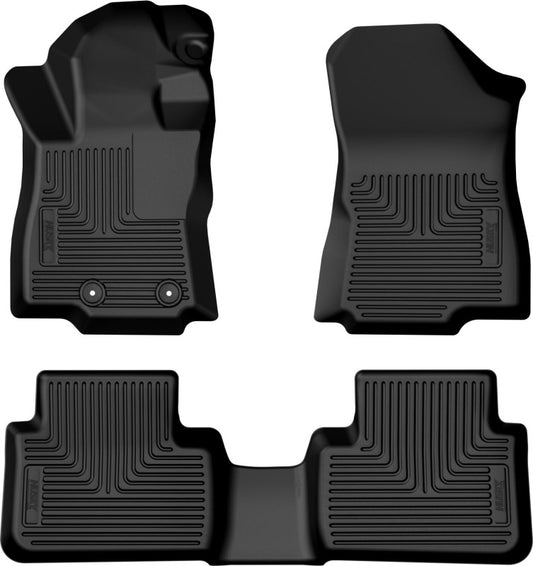 Husky Liners WeatherBeater Front 2nd Row Floor Liners - Black