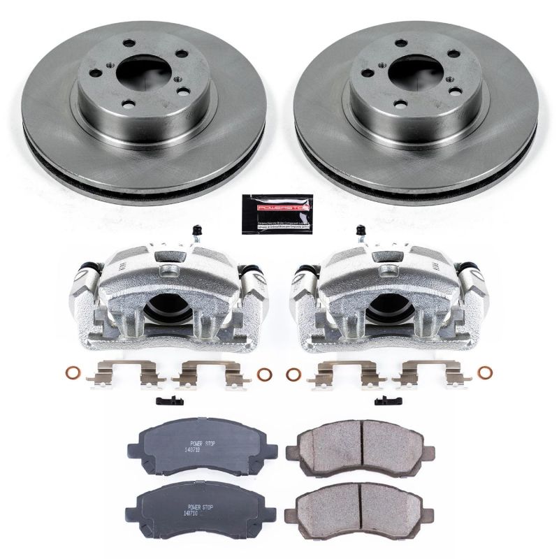 PowerStop Power Stop Front Autospecialty Brake Kit with Calipers for 97-01 Subaru Impreza