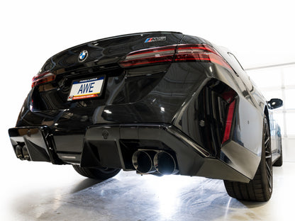 AWE BMW G90/G99 M5 Touring Edition Catback Exhaust - Diamond Black Tips