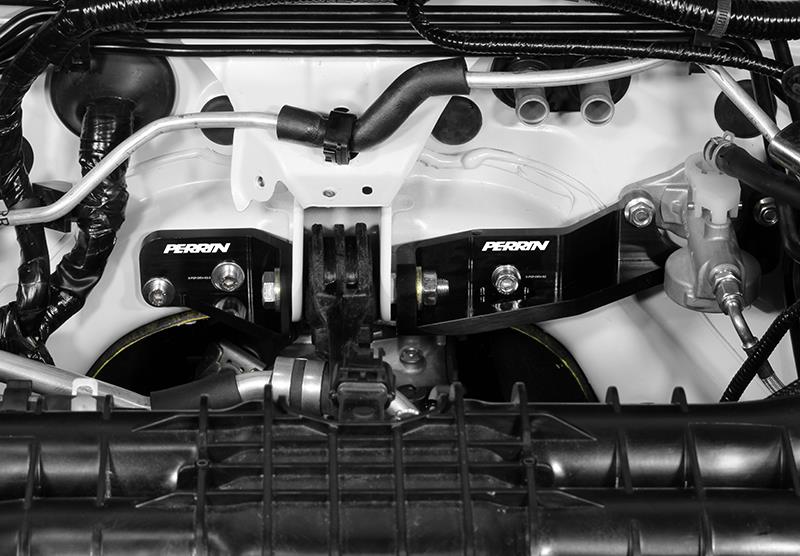 Perrin Performance PERRIN Pitch Stop Mount Firewall Brace - Black for 15-21 Subaru WRX/STI/Impreza - view 7