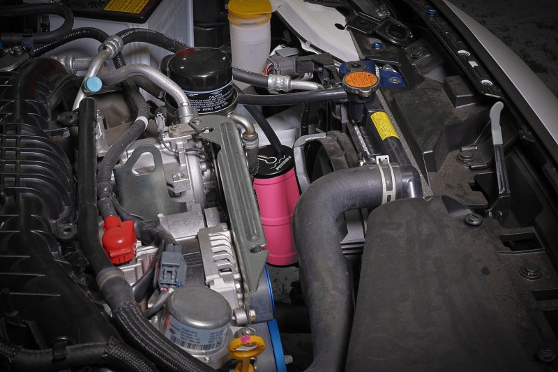 Perrin Performance PERRIN BRZ GR86 FRS 86 Coolant Overflow Tank - Hyper Pink for 02-26 Subaru WRX/STI - view 10