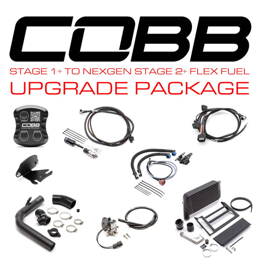 Cobb 15-17 Subaru WRX Stage 1+ to NexGen Stage 2 + CAN Flex Fuel Power Package - Black