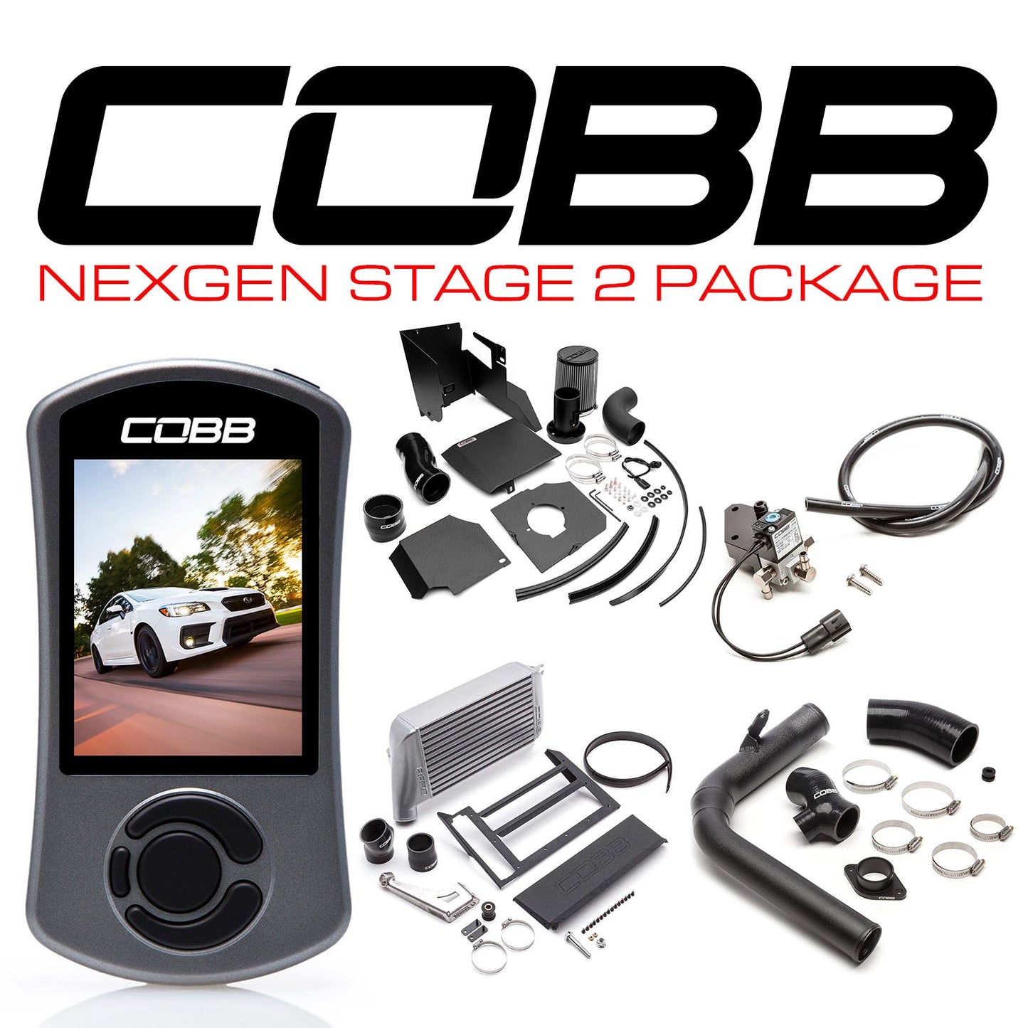 Cobb 15-21 Subaru WRX NexGen Stage 2 Power Package w/SF Intake - Silver