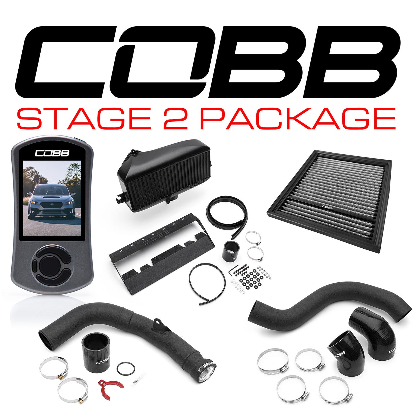 Cobb 22-23 Subaru WRX Stage 2 Power Package - Black