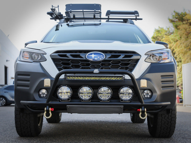 aFe POWER Outback Terra Guard Front Bumper - Black - view 4