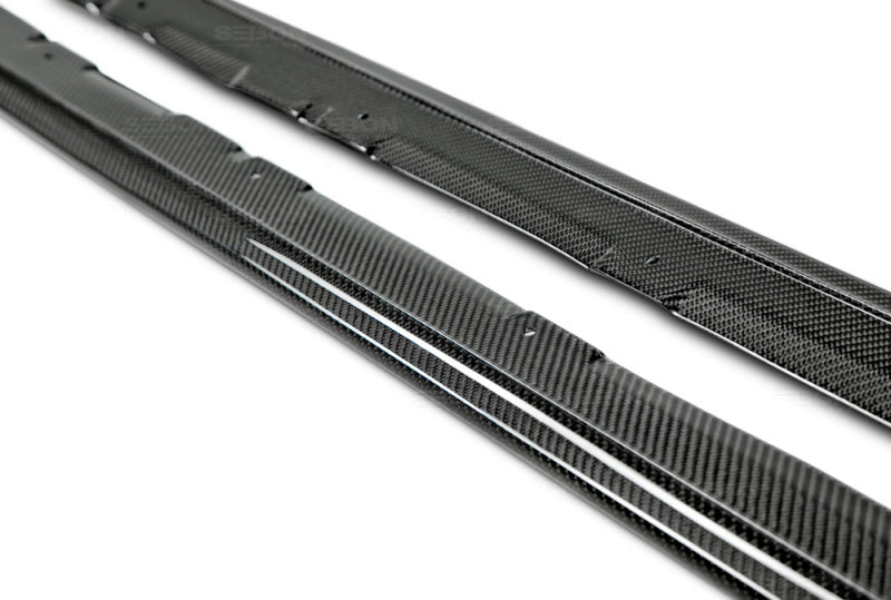 Seibon 15+ MB Style Carbon Fiber Side Skirts for Subaru WRX/STI - view 2
