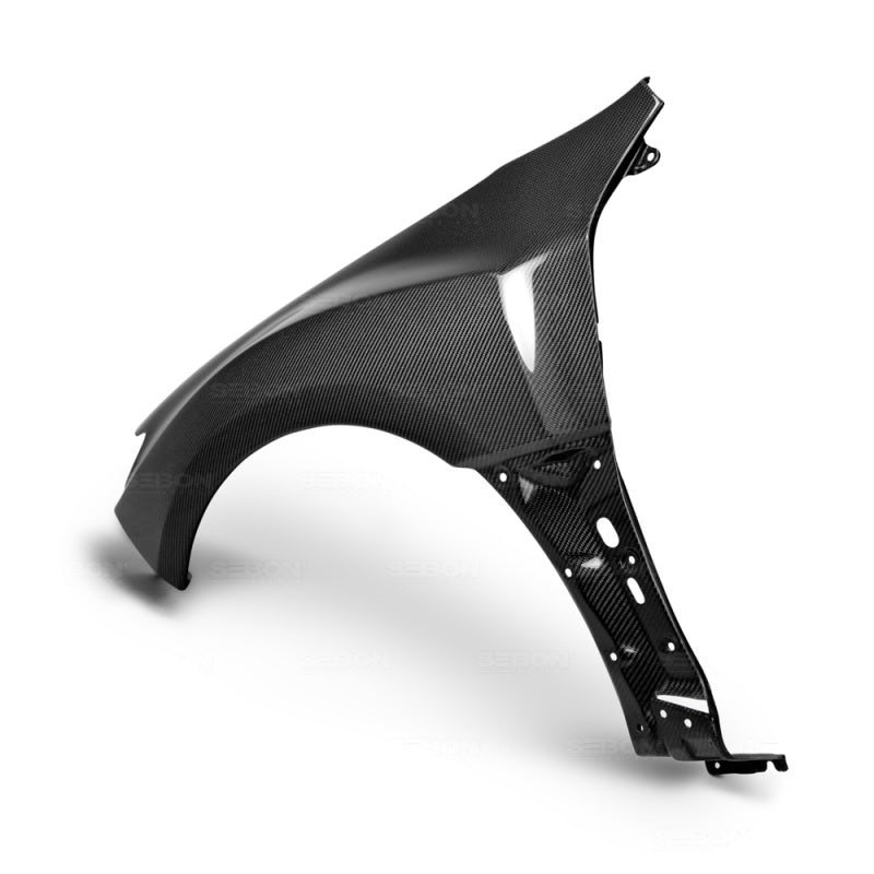 Seibon 10mm Wider Carbon Fiber Fenders for 08-10 Subaru STI/Impreza - view 3