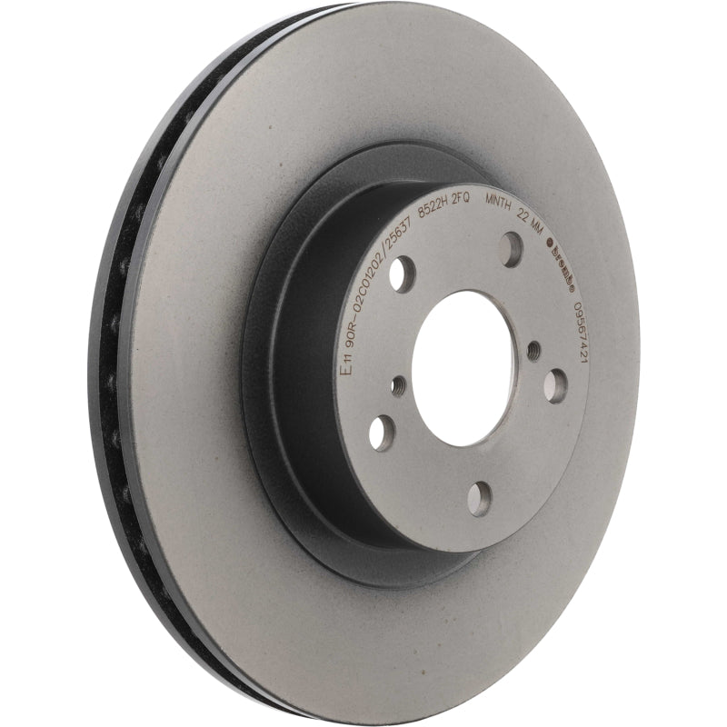Brembo OE Brembo Saab 9-2X BRZ Outback Front Premium UV Coated OE Equivalent Rotor - view 3