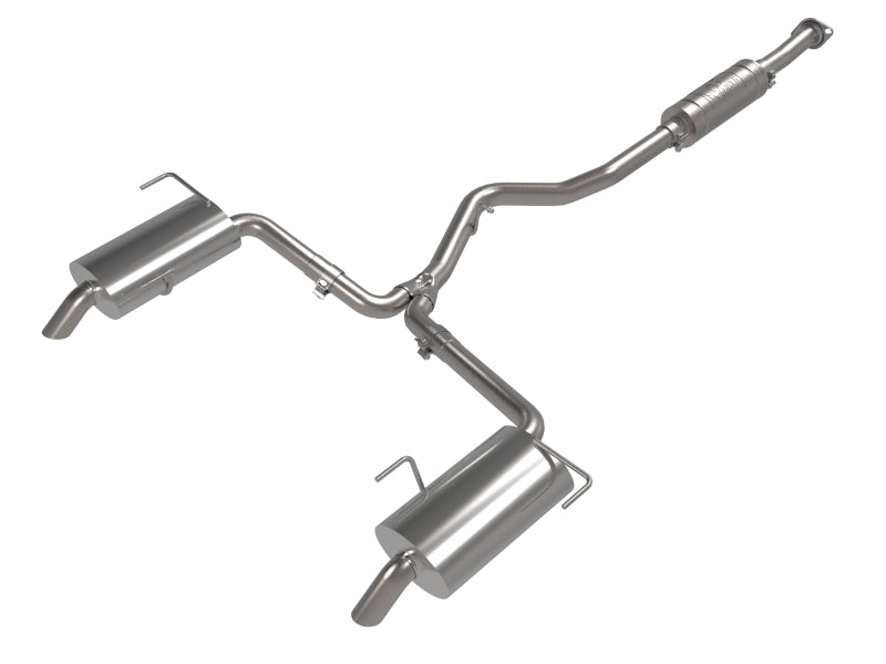 aFe Outback - Takeda 2-1 2 IN to 2-1 4 IN 304 Stainless Steel Cat-Back Exhaust