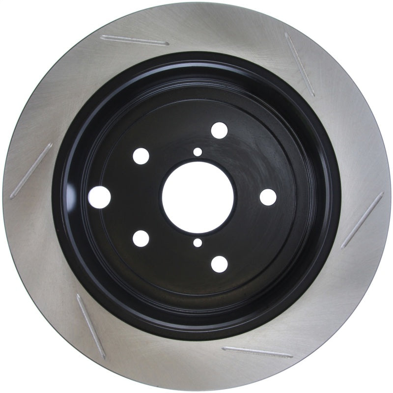 Stoptech Power Slot Rear Right Slotted Rotor for 2015 Subaru WRX - view 2