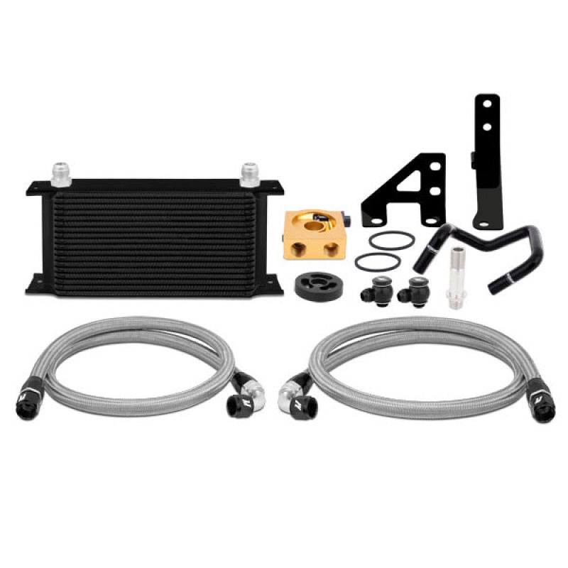Mishimoto Thermostatic Oil Cooler Kit - Black for 2015 Subaru WRX - view 2
