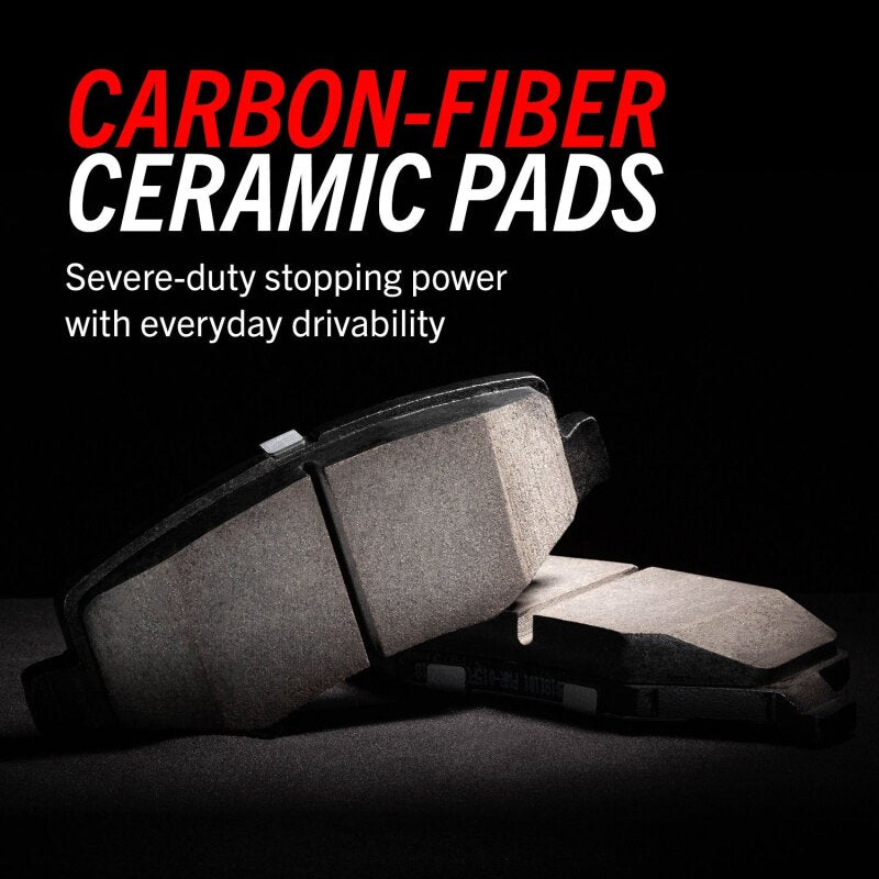PowerStop Power Stop Rear Z23 Evolution Sport Brake Pads with Hardware for 93-96 Subaru Impreza - view 4