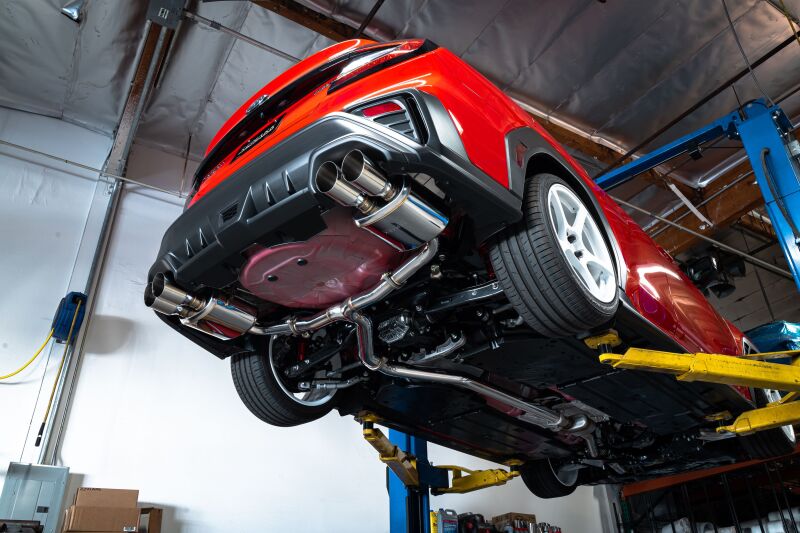 Remark 22+ VB Stainless Steel Quad Tip Cat-Back Exhaust - Resonated for Subaru WRX - view 2