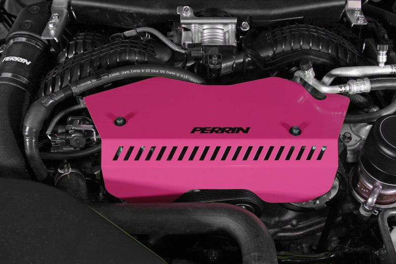 Perrin Performance PERRIN Pulley Cover - Hyper Pink for 22-26 Subaru WRX - view 4