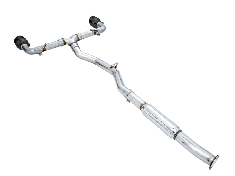 AWE Tuning BRZ Toyota GR86 Toyota 86 Track Edition Cat-Back Exhaust- Diamond Black Tips - view 4