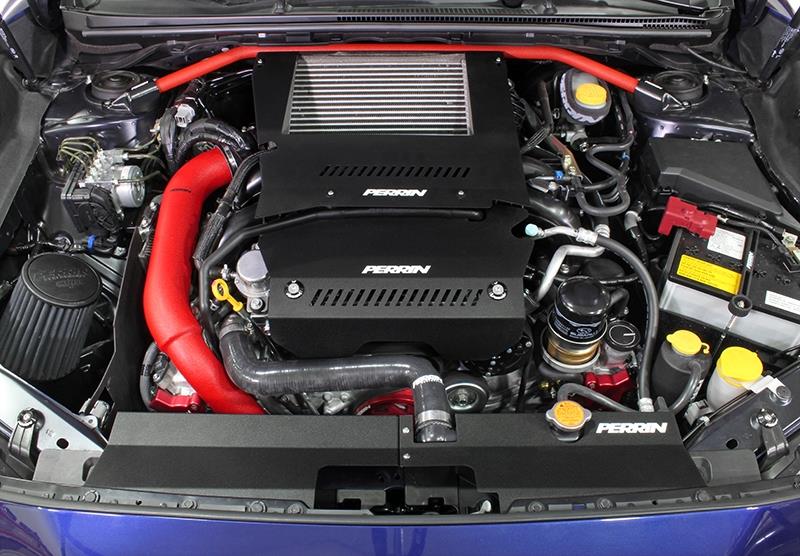 Perrin Performance PERRIN Charge Pipe - Red for 15-21 Subaru WRX - view 4