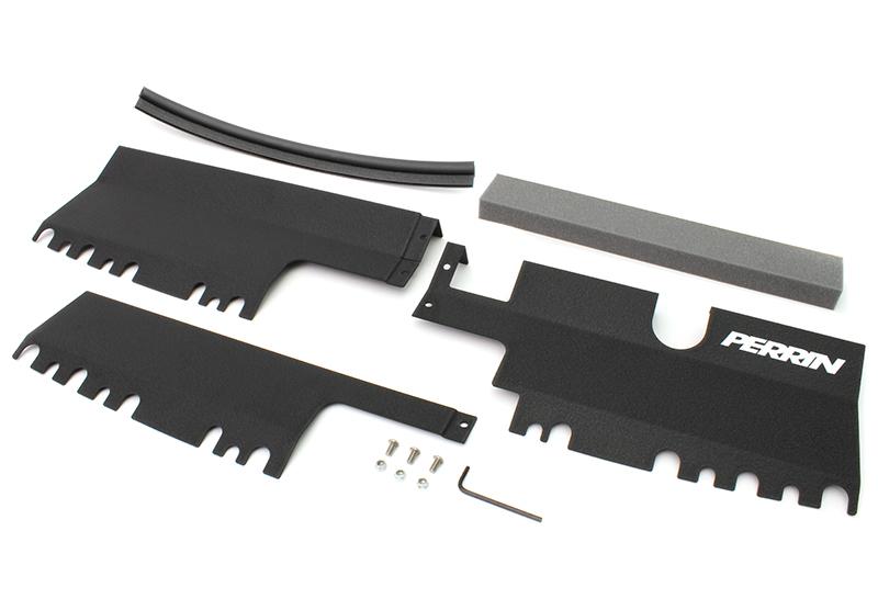Perrin Performance PERRIN Radiator Shroud - Black for 15-21 Subaru WRX/STI - view 5