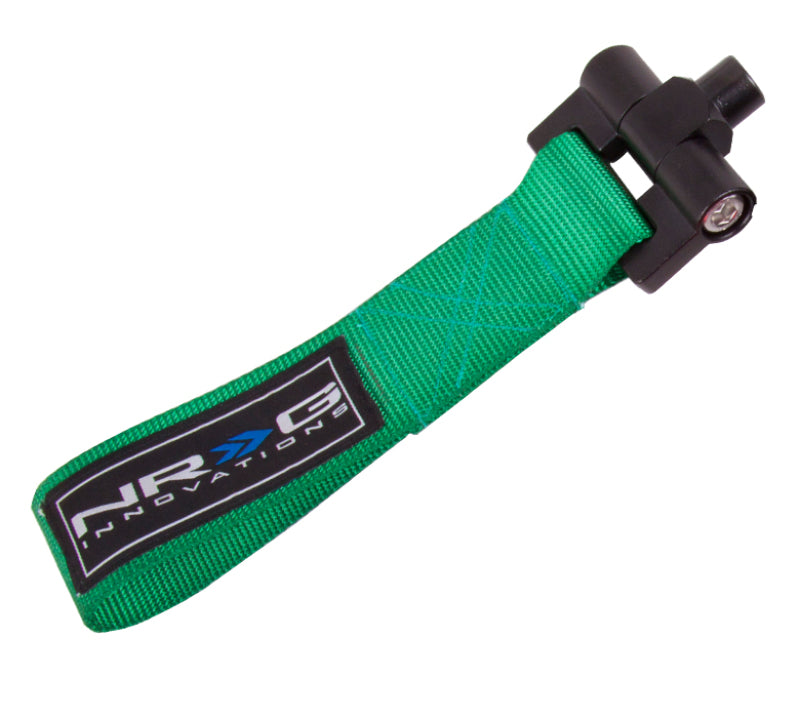 NRG Bolt-In Tow Strap Green for 02-07 Subaru WRX/STI