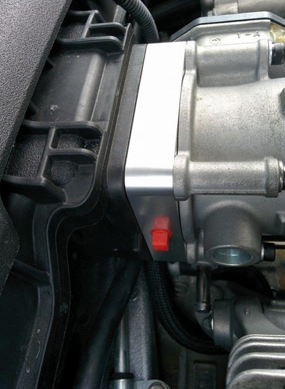 Torque Solution Throttle Body Spacer + BRZ Scion FR-S - Silver - view 6