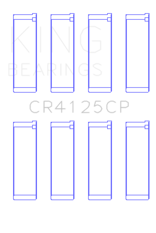 King Engine Bearings King EJ20 EJ22 EJ25 Performance Rod Bearing - Set of 4