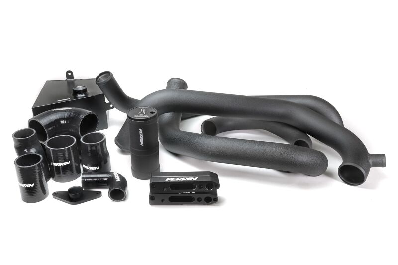 Perrin Performance PERRIN Front Mount Intercooler Boost Tube Kit - Black for 15-21 Subaru STI