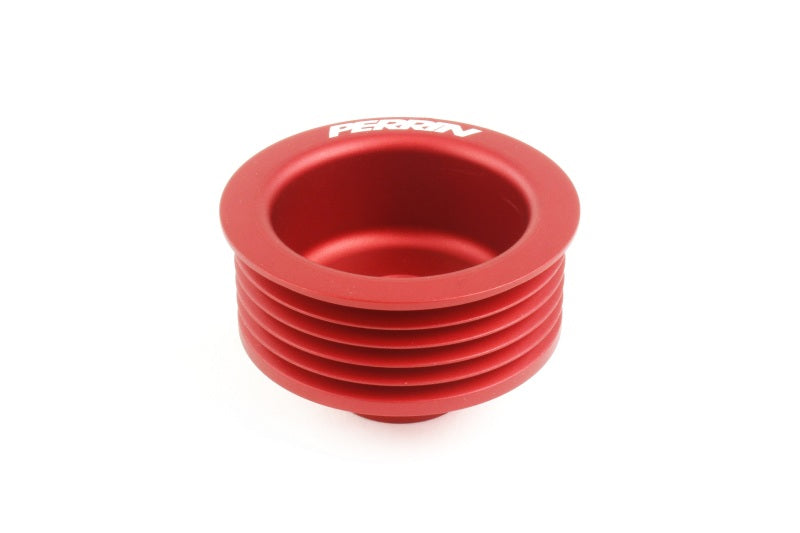 Perrin Performance PERRIN Lightweight Alternator Pulley - Red for 06-14 Subaru WRX/STI