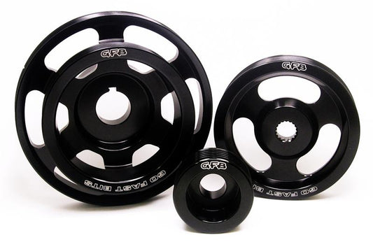 Go Fast Bits GFB 08+ 09+ 3 pc Underdrive Non-Underdrive Pulley Kit for 03-09 Subaru WRX/STI/LGT