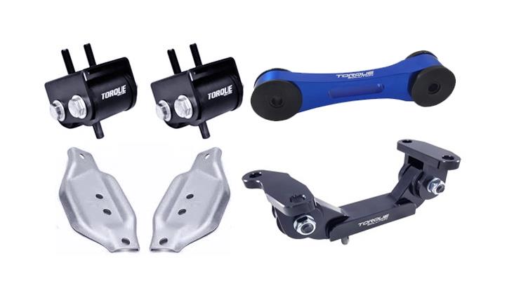 Torque Solution Engine Trans Pitch Mount Kit with Mount Plates: 04+ for 02-14 Subaru WRX/STI - view 2