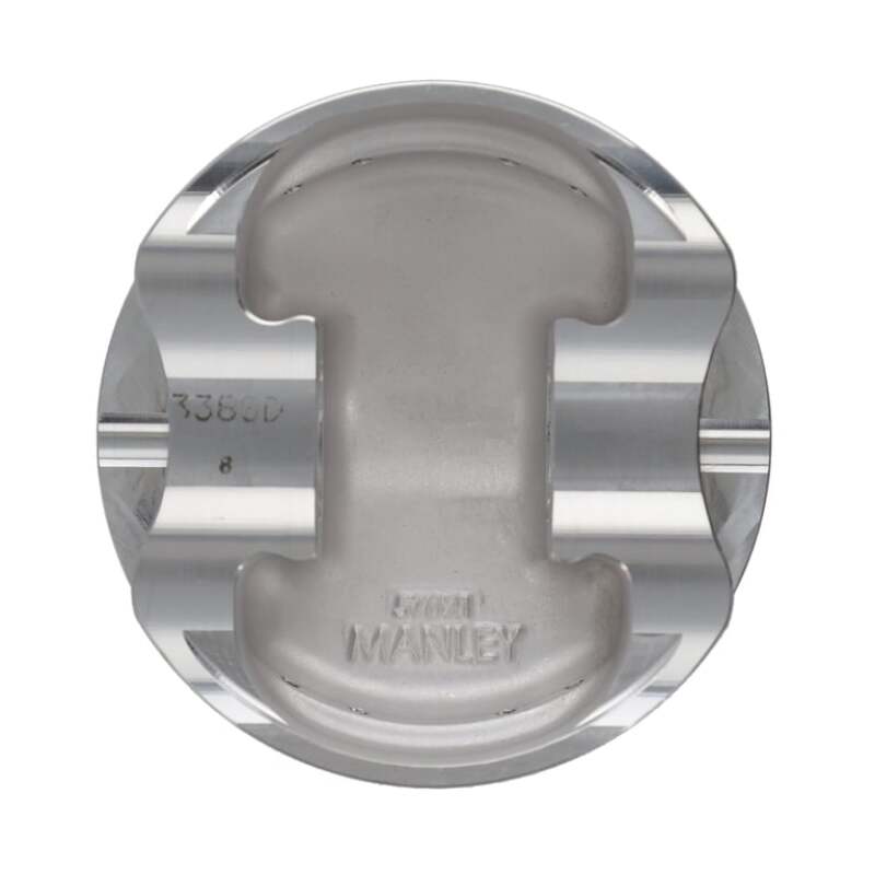 Manley Performance Manley 04+ EJ257 99.5mm Bore STD 8.5CR -17cc Dish Piston Set with Rings for Subaru WRX/STI - view 8