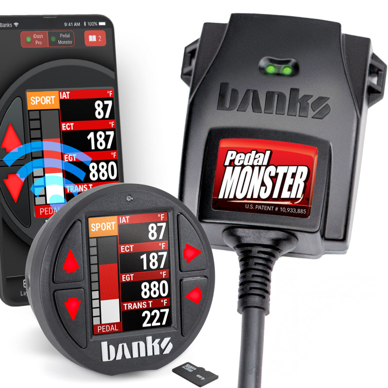 Banks Power Pedal Monster Kit Sumitomo TS 025 Sealed Series 6-Way With iDash Data Pro