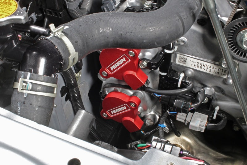 Perrin Performance PERRIN BRZ Scion FR-S Toyota 86 GR86 Cam Solenoid Cover - Red - view 6