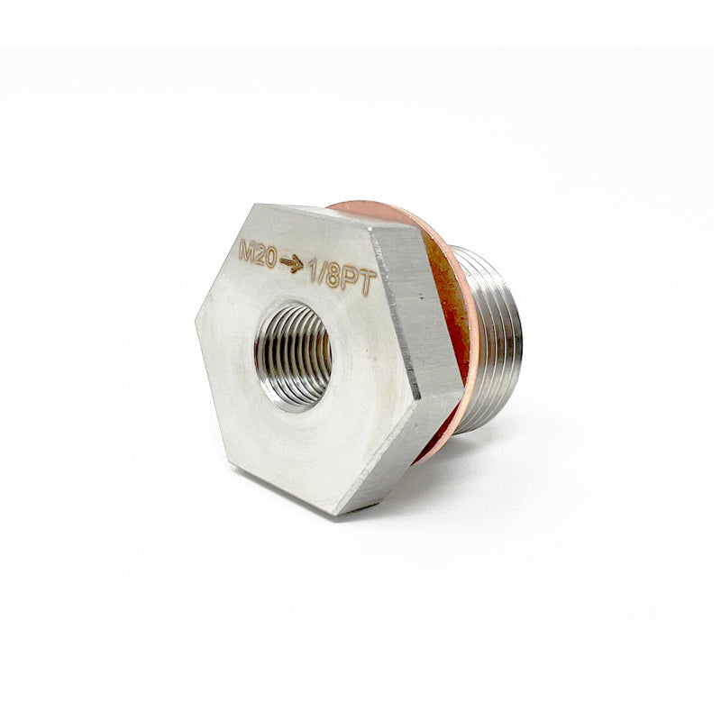 Torque Solution M20- to 1 8 PT Sensor Adapter Plug