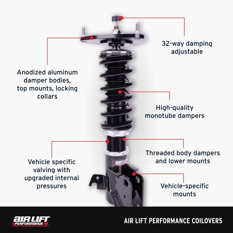 Air Lift Performance Coilover Kit for 15-21 Subaru WRX/STI - view 8