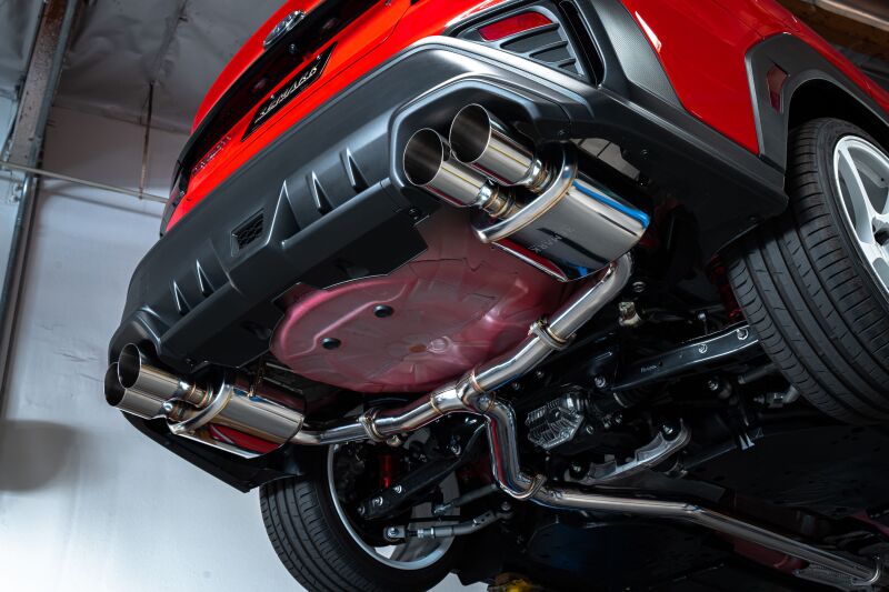 Remark 22+ VB Stainless Steel Quad Tip Cat-Back Exhaust - Resonated for Subaru WRX